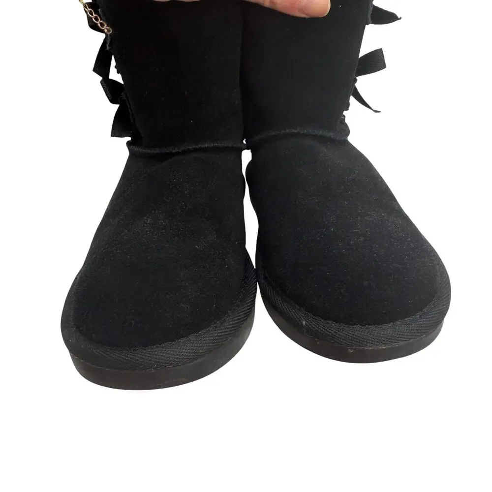 Koolaburra by UGG Black K Victoria Short Boot Girls 13